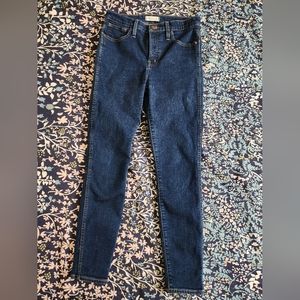*Madewell 10" High Rise Medium Blue Women's Skinny Jeans Size 29